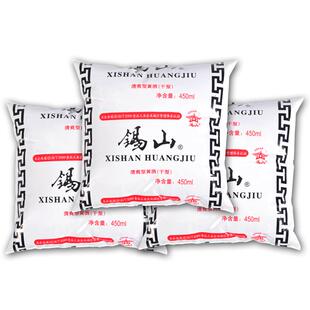 无锡锡山黄酒清爽型干型黄酒 450ml*6袋烹饪去腥料酒调味增鲜炒菜