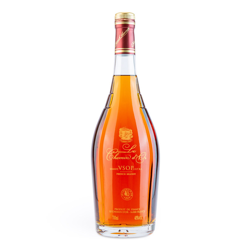 法国原装进口黄金大道洋酒白兰地vsop1.5升700ml多规格礼盒装