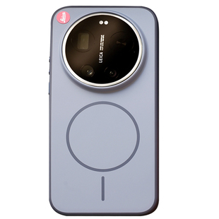 肤感二合一细环Magsafe磁吸壳适用小米17Ultra徕卡版手机壳套无线充电Xiaomi17Ultra轻奢蓝撞色ins抗指纹外壳