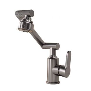 不锈钢洗脸面盆水龙头洗手盆厨房洗菜池卫生间单冷热万向可折叠