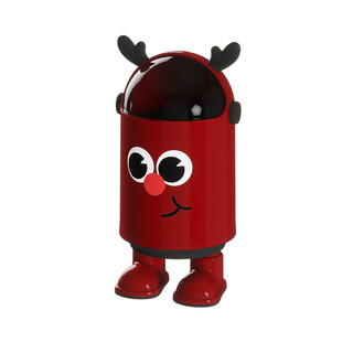 垃圾桶家用创意大容量厕所高颜值厨房卧室客厅翻盖纸篓可爱卡通