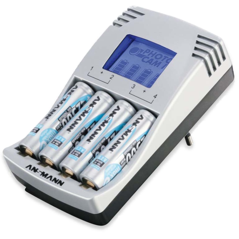100%德國代購進口ANSMANN/安斯曼Comfort 4 AAA/AA電池充電器