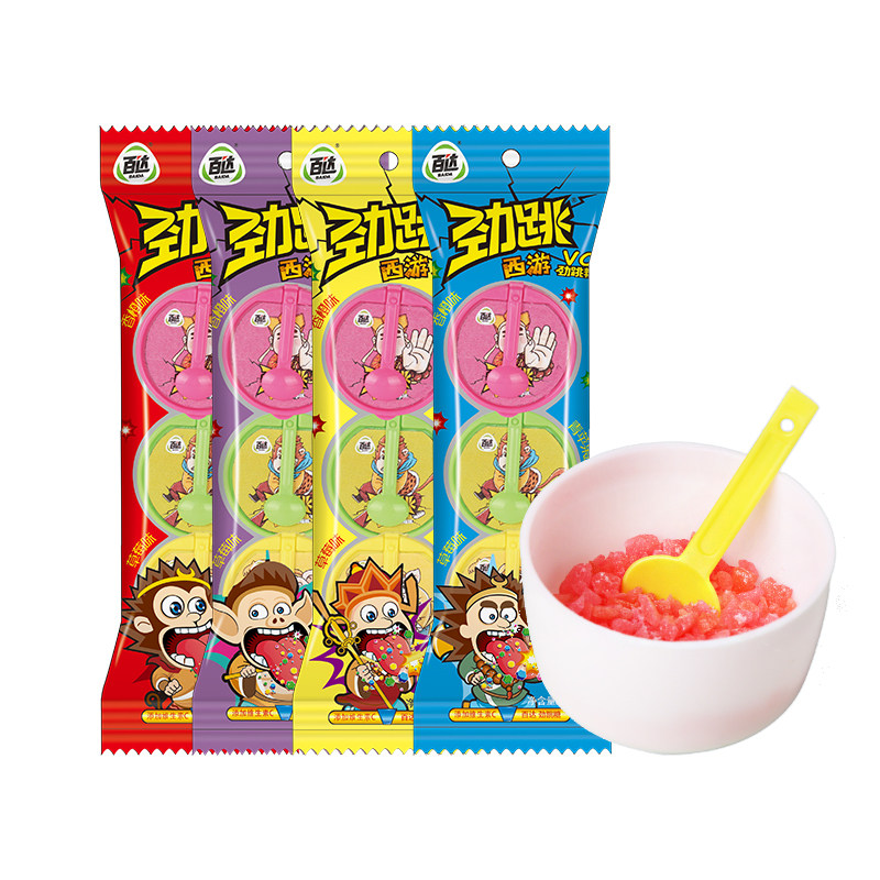 【15g】百达劲跳西游VC劲跳糖15克跳跳糖年货糖果添加维C