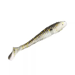 新款螺纹T尾软饵路亚假饵铅头钩倒钓鲈鱼鳜鱼翘嘴螺旋小软虫