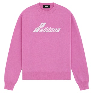 WE11DONE中性男女同款标志针织毛衣休闲简约