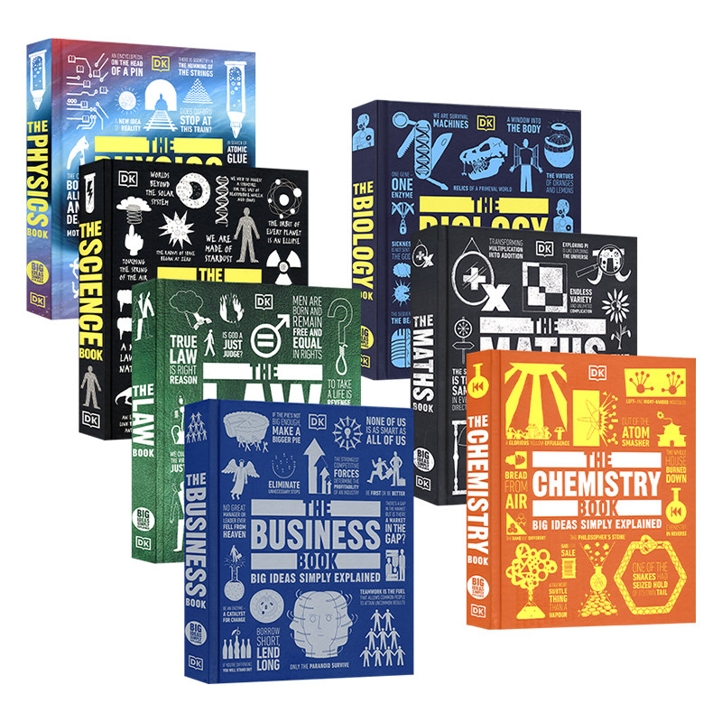 DK The Maths Biology Physics Science Business Chemistry Law Big Ideas Simply Explained数学 物理 生物 化学 科学 商业 法律