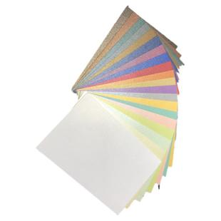 250g A5 珠光卡纸彩色双面学生手工祝福卡花篮贺卡花束空白手写卡