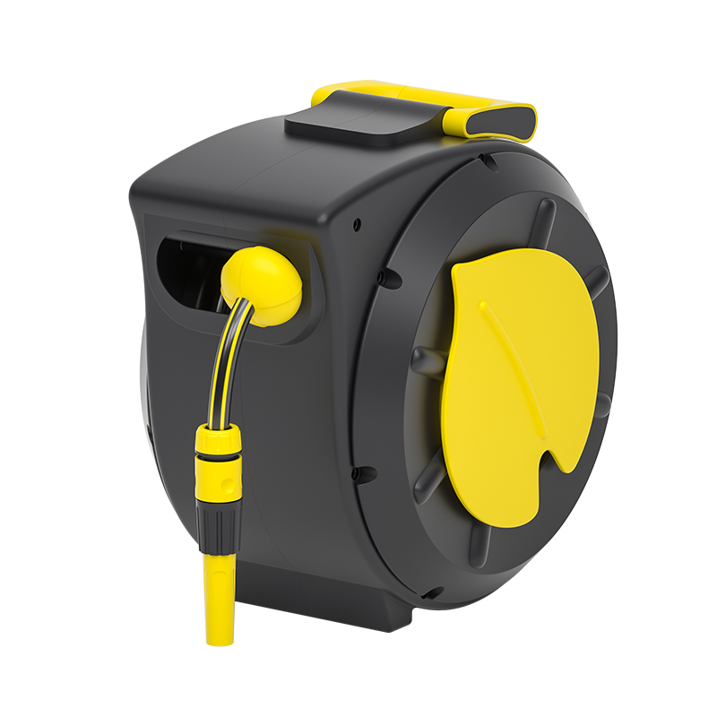 自动回收伸缩水管软管浇花高压洗车水枪庭院花园家用壁挂式收卷器