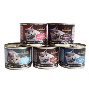 莱昂纳多小李子猫主食罐头全阶段成猫幼猫200g圣诞独角兽限定礼盒