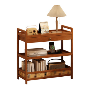 床头柜家用卧室储物收纳柜一体床边极窄夹缝柜子简易置物架替代品