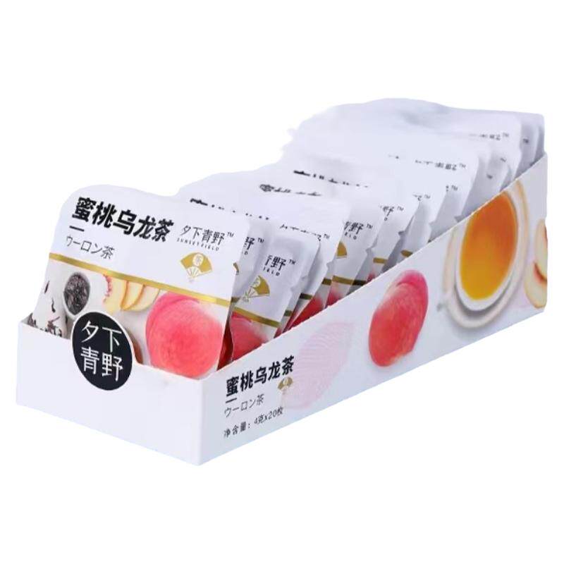 夕下青野蜜桃乌龙茶玫瑰花金桂茉莉花茶0糖0脂冷泡养生花果茶小包
