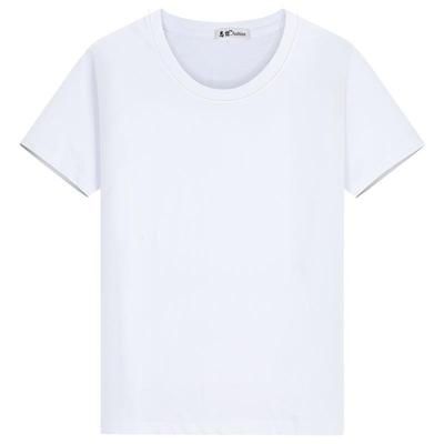 广告衫印字白色班服圆领T恤重磅