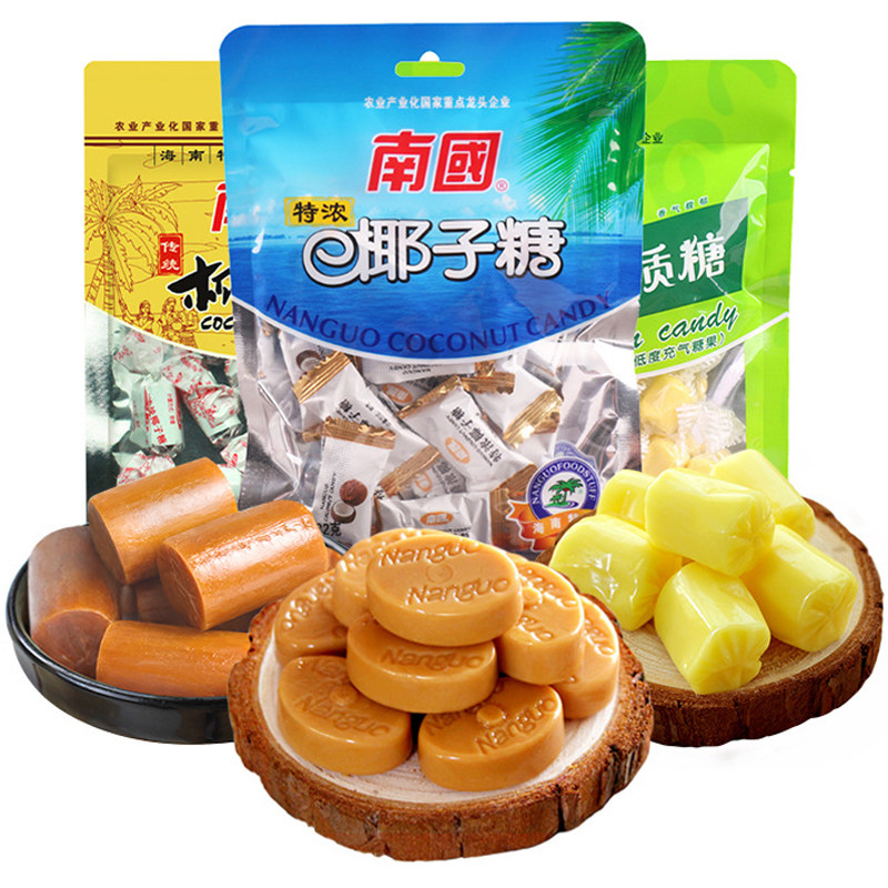 海南特产南国尝鲜装糖果零食合集