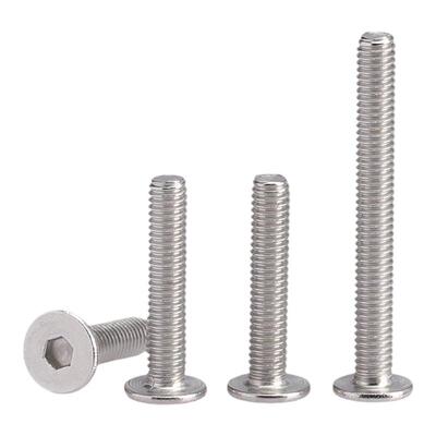 304不锈钢扁平头内六角机螺钉