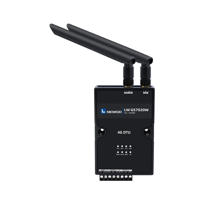 凌柯沃4G DTU模块4G+WIFI透传RS485串口转无线物联网网关GS7020W