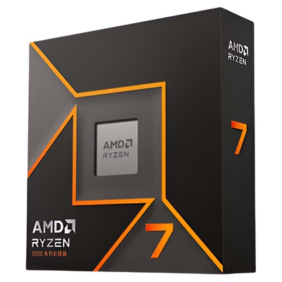 AMD锐龙7 9700X处理器(R7) 8核16线程加速频率至高 5.5GHz盒装CPU