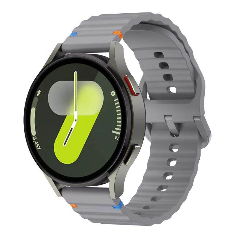 卡客风暴 波浪纹适用华为手表GT4表带GT3pro针扣小米watch硅胶GT6