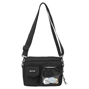 工装风手机包男女学生吧唧痛包小挎包男生户外轻便携单肩包斜挎包