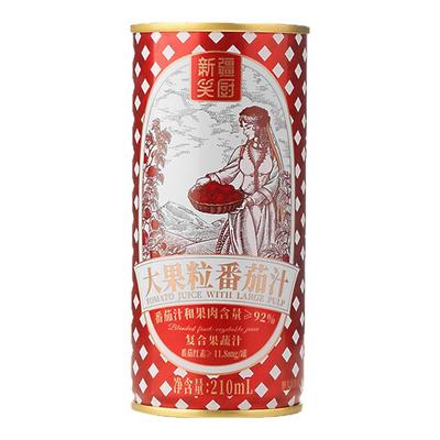 笑厨新疆番茄汁210ml100%果蔬