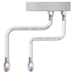 316不锈钢4分波纹管冷热水天然气软管高压进水管燃气热水器连接管