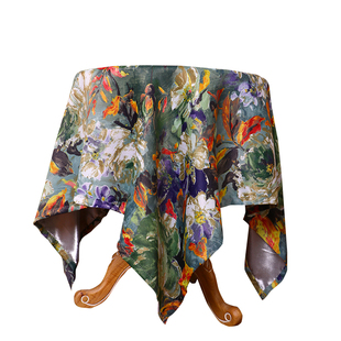 美式轻奢复古餐桌布高级感ins风茶几布家用长方形台布氛围感盖布