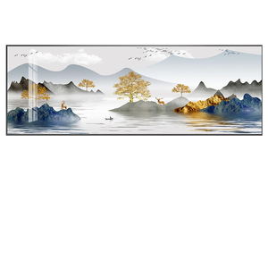 沙发背景墙新中式客厅装饰画