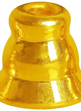 足金亮面佛塔塔帽硬金