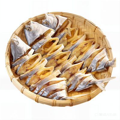阳江特产金鲳鱼干淡晒鲳鱼肉干货