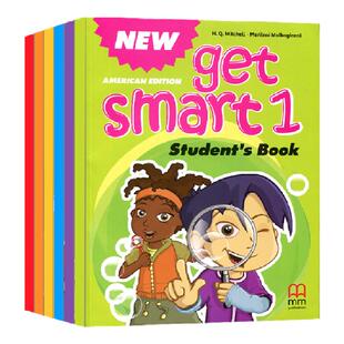 getsmart教材 6-12岁少儿英语教材新版new get smart 1-6级可选书本+练习册小学英语教材含教学资料互动软件少儿美语英语书籍教材