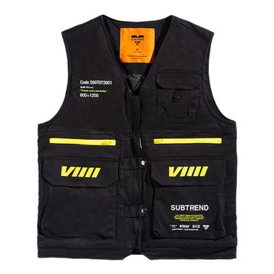 意大利SUBTREND黑色工装马甲