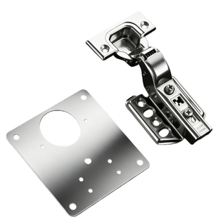 柜门合页修复板固定片不锈钢铰链板修复神器合页垫板修补片加固板