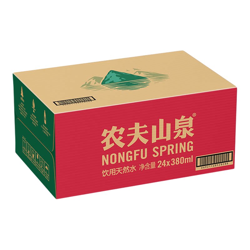 农夫山泉天然水小瓶装380ml*24瓶