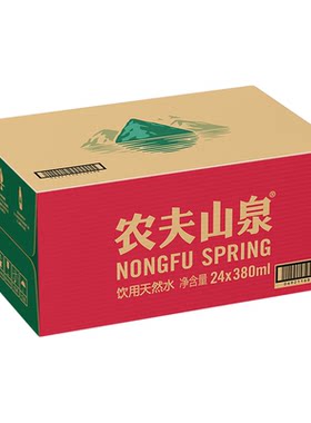 农夫山泉天然水小瓶装380ml*24瓶