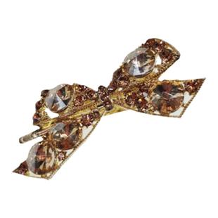 高级感水晶钻石鸭嘴夹小号边夹刘海夹蝴蝶结镶钻侧边夹子碎发夹女