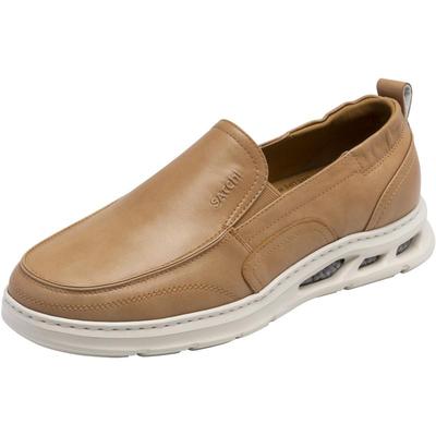 沙驰一脚蹬男士乐福鞋健步鞋