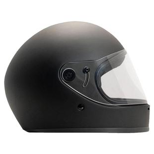 意大利DMD Rivale复古全盔碳纤维户外骑行头盔男女经典黑色头盔