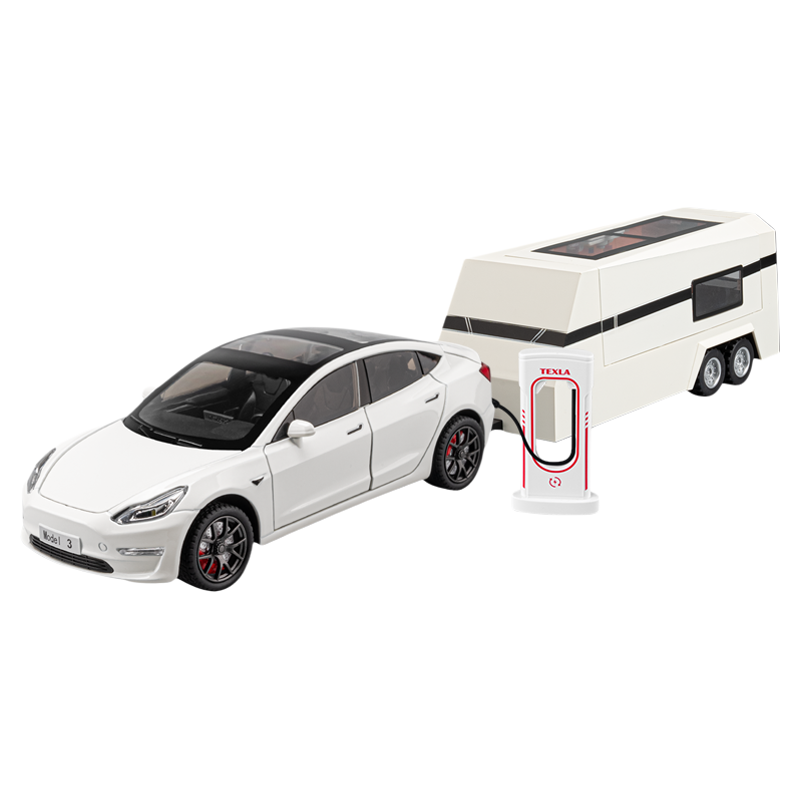 特斯拉model3合金车模男孩玩具车