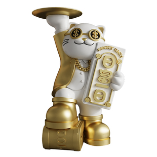 招财猫存钱罐大号摆件2026新款巨型客厅轻奢高档装饰前台开业礼物