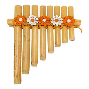 悠悠8管芦竹排箫天然原生态儿童学生课堂手工自制非遗乐器小礼品