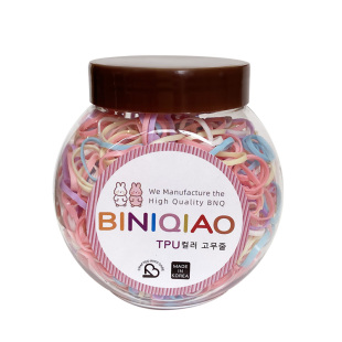 !加量罐装儿童不伤发皮筋头绳女童宝宝扎小啾啾橡皮筋发饰橡皮圈