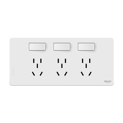 德力西86型扩展式插座原位替换