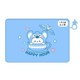 餐垫小学生硅胶一年级儿童防水防油餐布学校午餐免洗隔热防烫专用