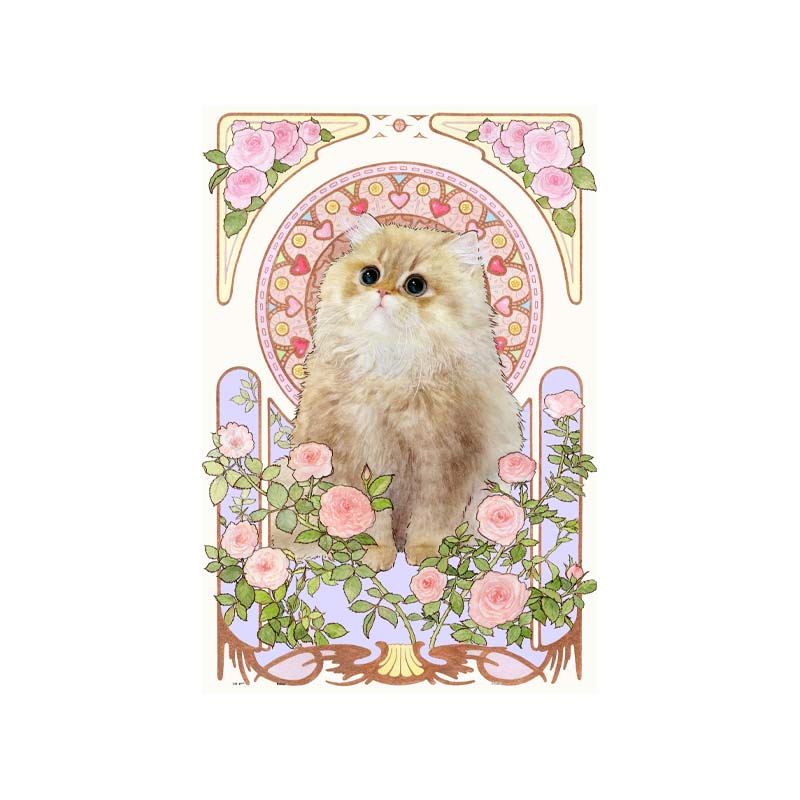 3djp平面塑料拼图猫咪装饰画