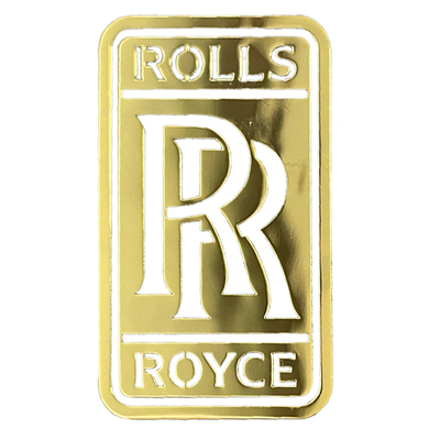 双r劳斯莱斯金属标贴手机贴纸