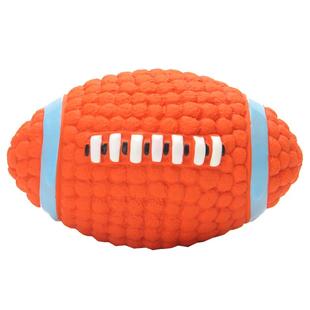 宜特宠物玩具狗狗足球玩具互动抛掷排球乳胶球大号橄榄球网球金毛