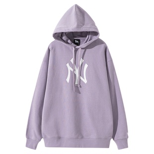 New Era纽亦华MLB秋冬男女款上衣毛圈里舒适保暖连帽套头运动卫衣