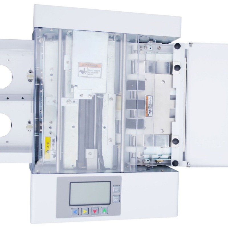 卓力2020款全自动名片切卡机600克 铜版纸对裱名片切割机