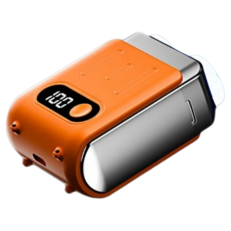 双头磁吸跨境新款电动剃须刀充电式刮胡刀礼盒便携数显胡须刀智能