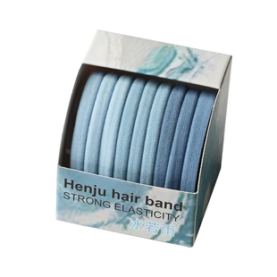 川野10根盒装无接缝发圈2025年新款气质发绳简约小皮筋女扎头头绳