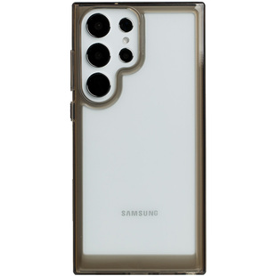 适用三星Galaxy手机壳S23ultra硅胶+防摔ultra新款s23透明S24简约S22十外壳保护套黑色手机套加厚5G亚克力s25